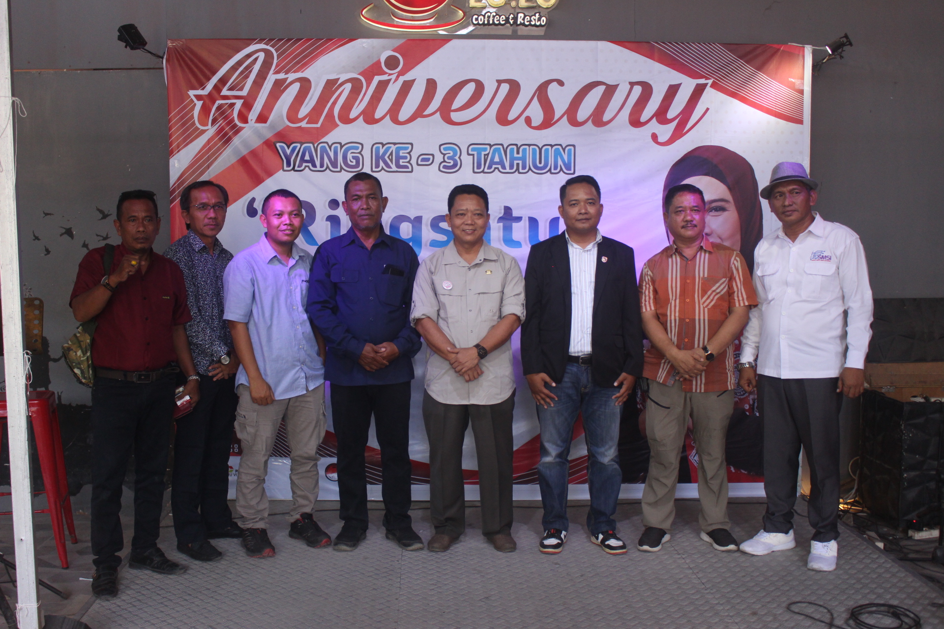 Poto Bersama Tamu Undangan Anniversary Ringsatu Ke-3 Tahun