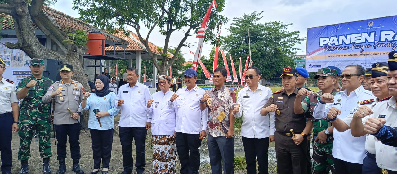 Menteri Imigrasi dan Pemasyarakatan, Agus Andrianto bersama Forkopimda Kabupaten dan Kota Cirebon